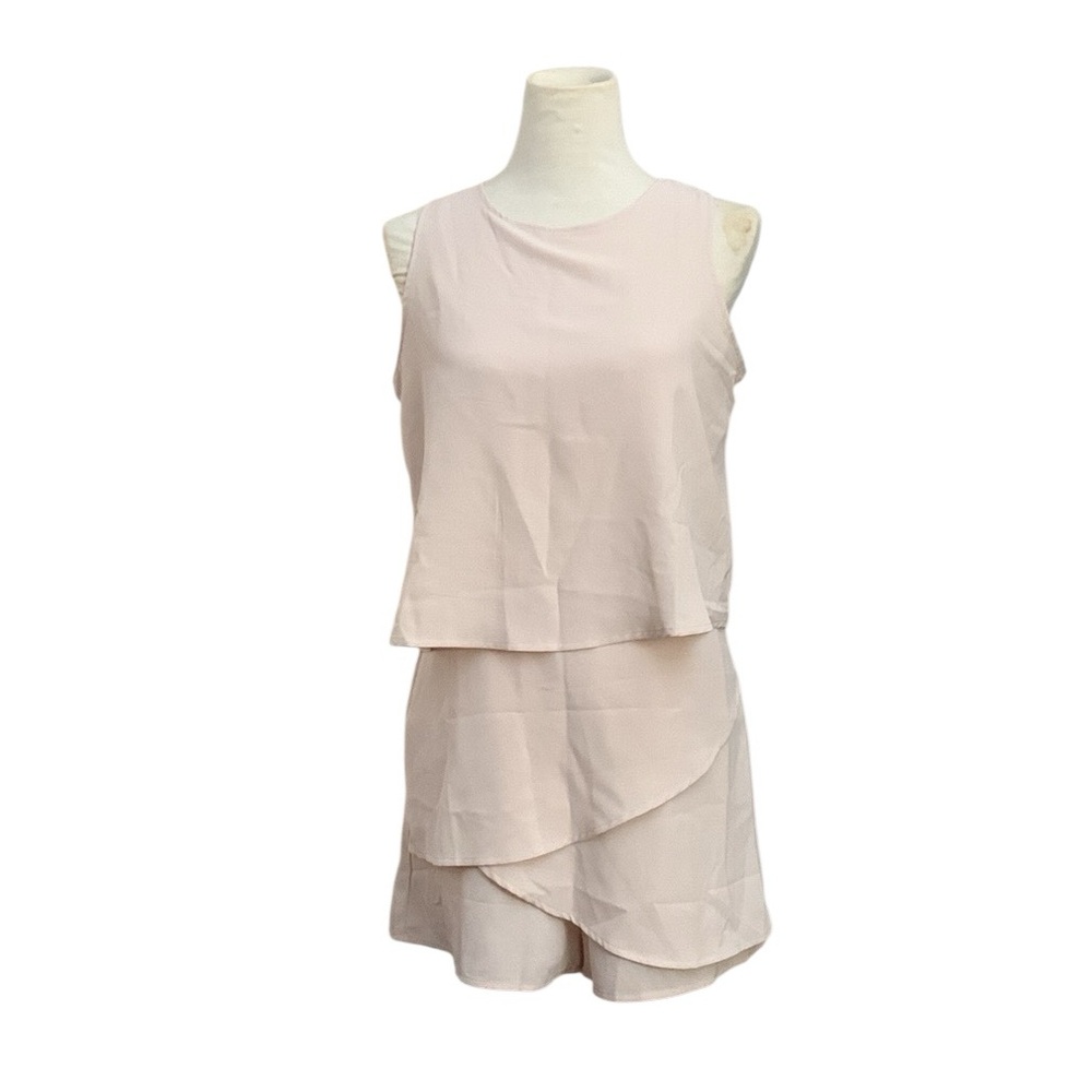 Dokotoo sleeveless layered romper